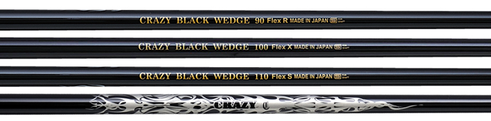 CRAZY BLACK WEDGE(90/100/110)　1本価格22,000円(税抜き)　※MADE IN JAPAN