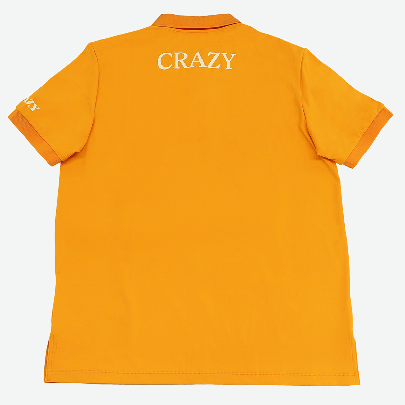 クレイジードライポロシャツDRY ポロシャツ OR（オレンジ）背面